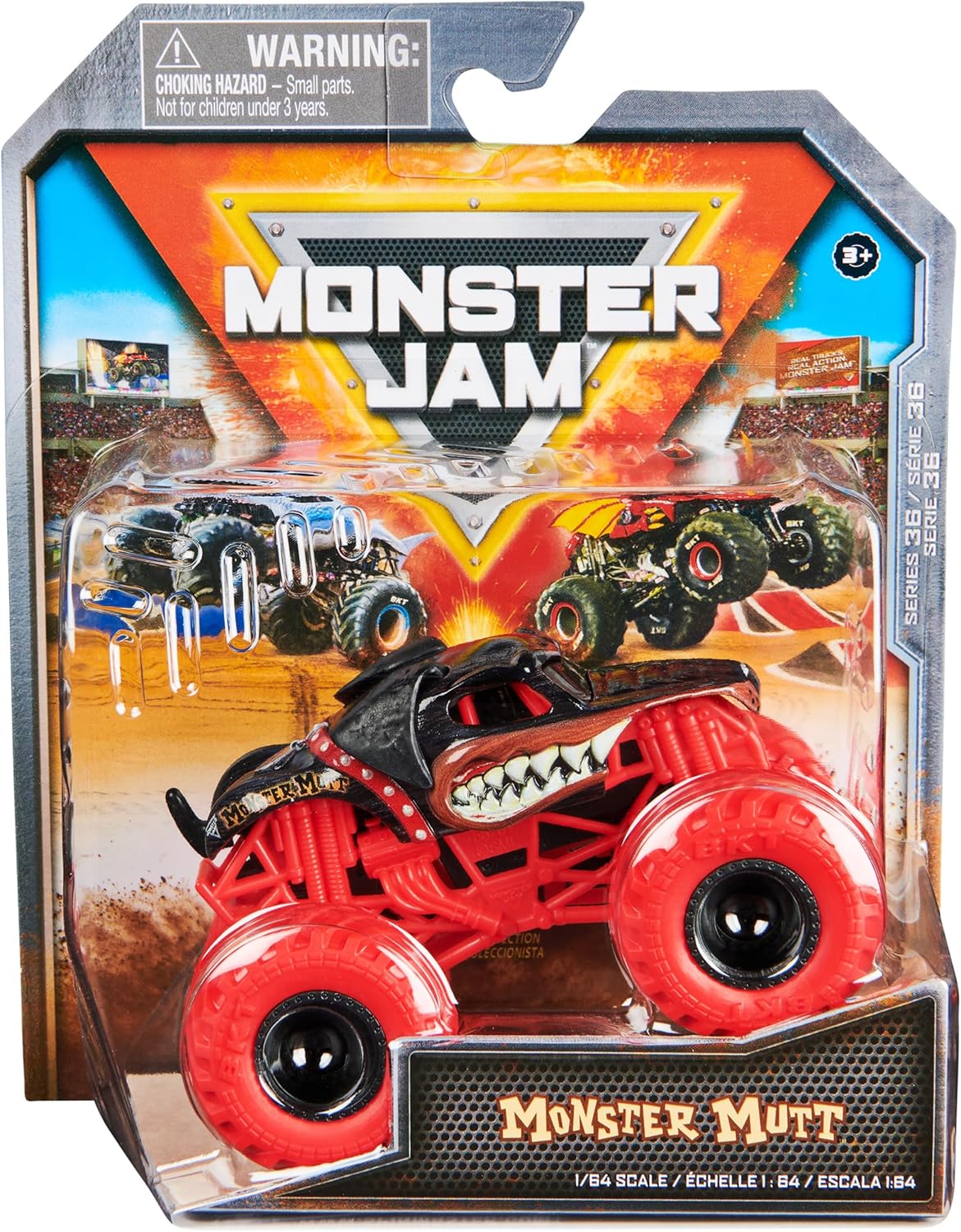 Monster Jam Official 1:64 Scale Monster Truck - Monster Mutt