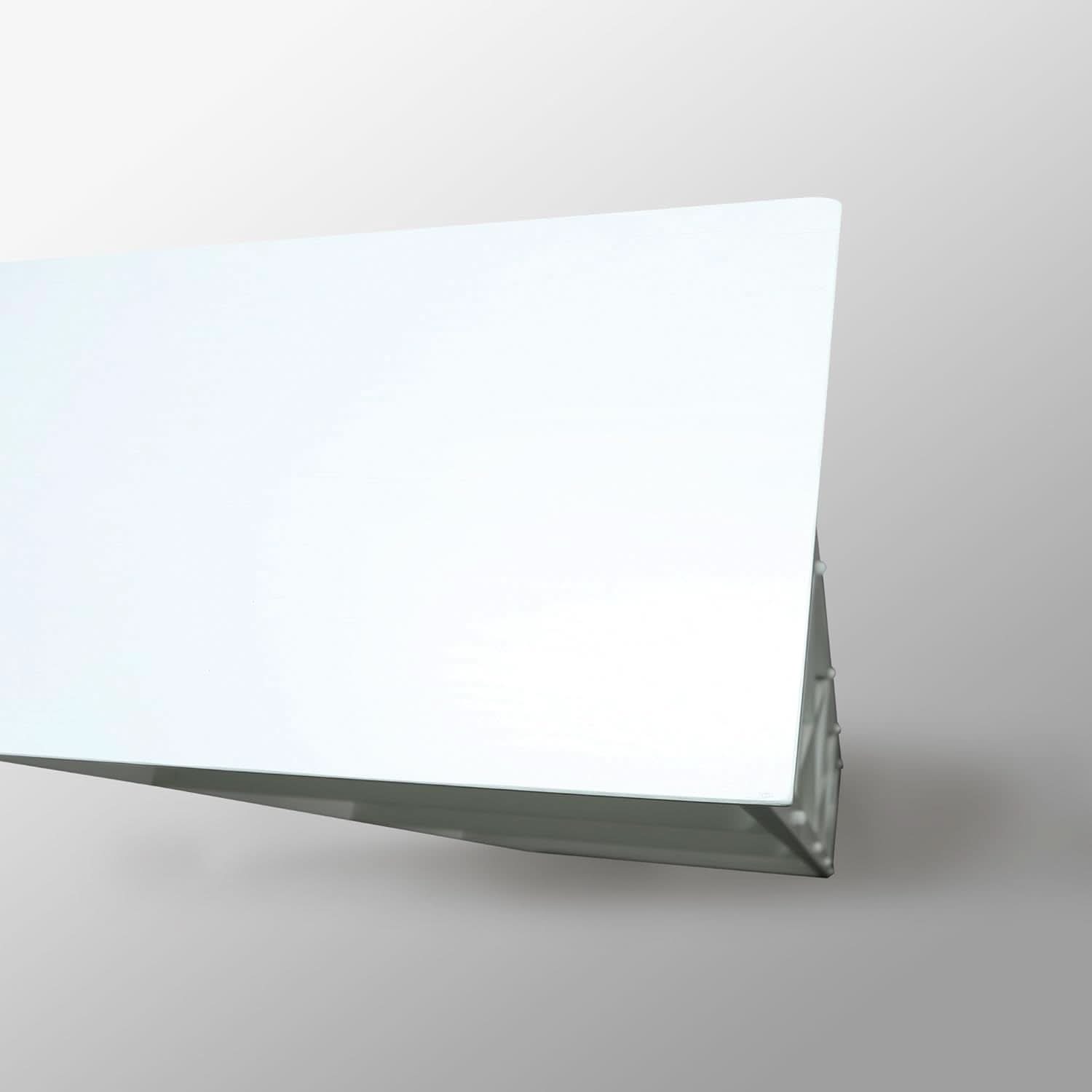 Montego 3 Shelf Bookcase White Modern X Design Storage
