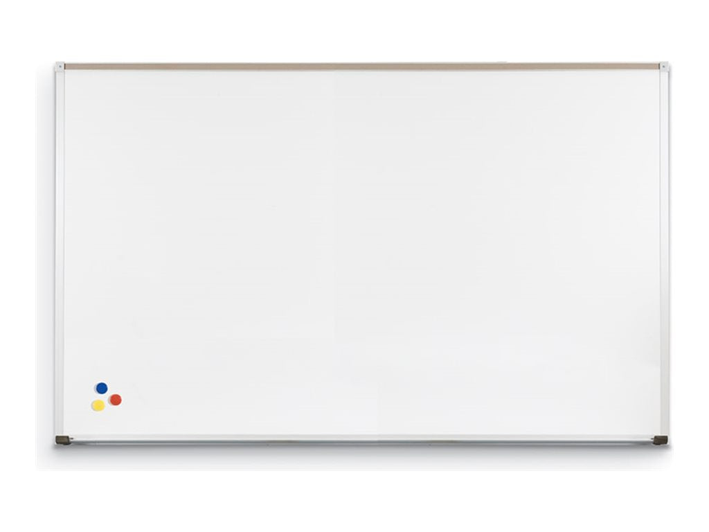 MooreCo Porcelain Steel Magnetic Whiteboard 5'H x 12'W