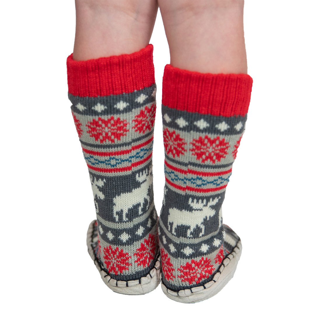 Moose Fair Isle Kids Mukluk