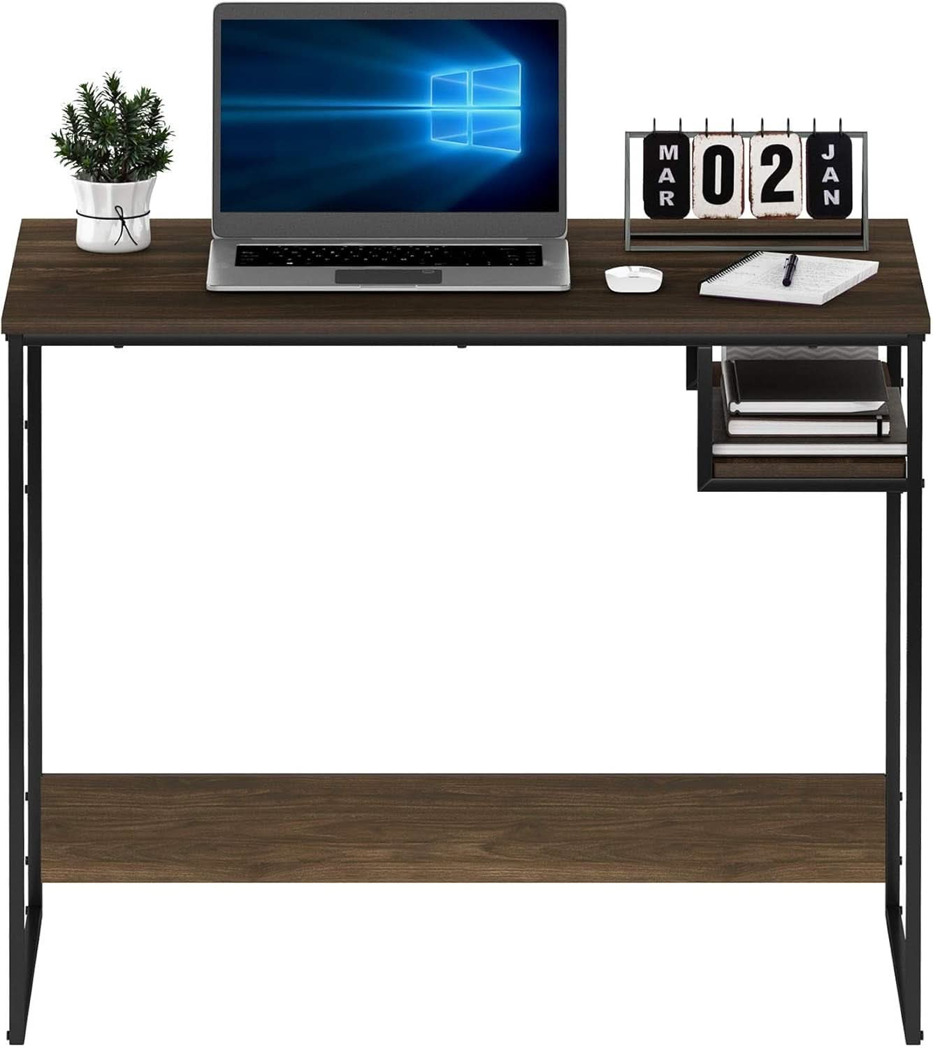 Moretti Lifestyle 35 Inch Study Desk Columbia Walnut