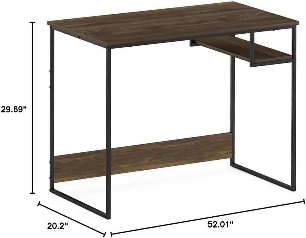 Moretti Lifestyle 35 Inch Study Desk Columbia Walnut