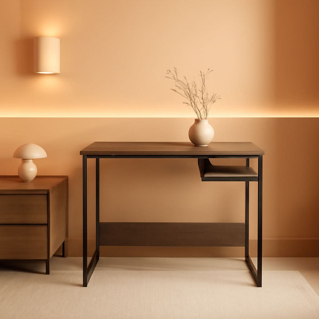 Moretti Lifestyle 35 Inch Study Desk Columbia Walnut