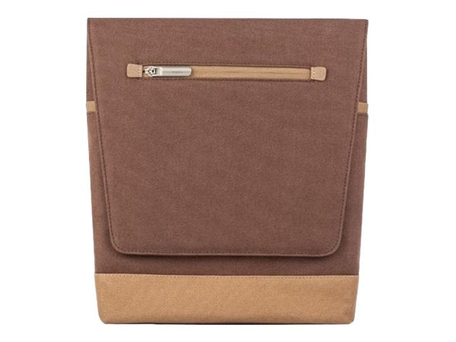 Moshi Aerio Lite - Shoulder bag for tablet - cotton, polyester elastomer - cocoa brown 99MO082731