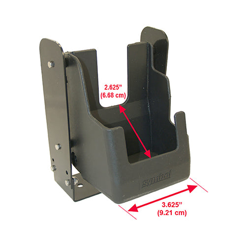 Mountable Holster with Metal Bracket for Zebra MC9000G Series or MC9190-z