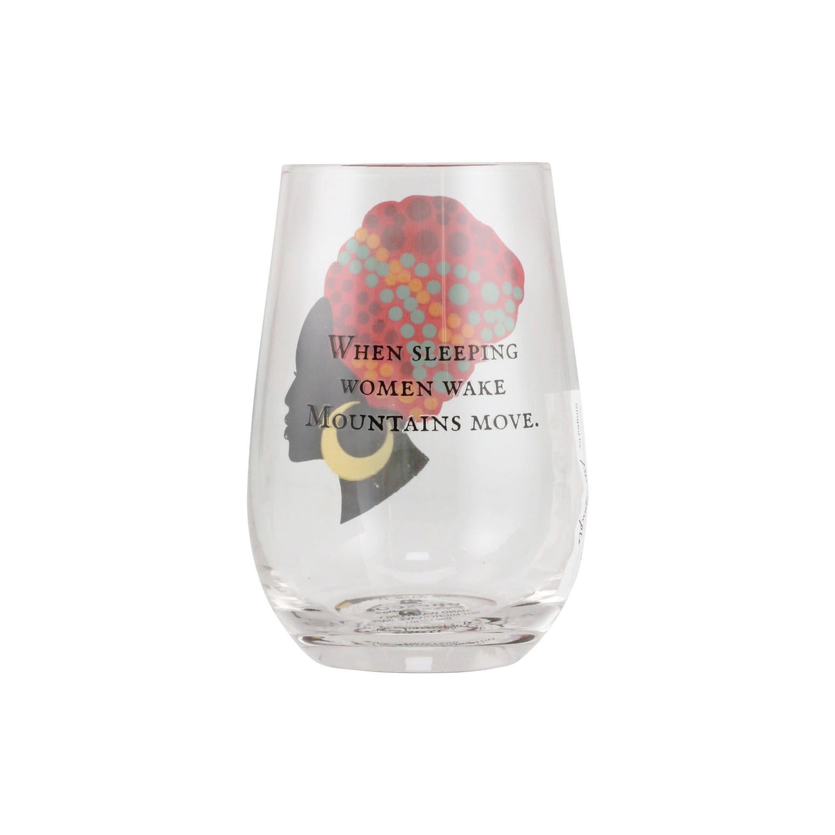 Move Mountains Stemless Wine Glass