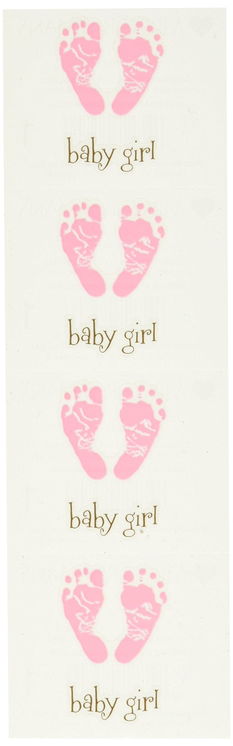 Mrs Grossman's Stickers - Pink Footprints