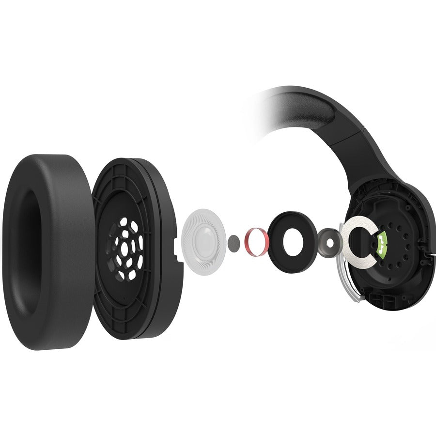 Msi Immerse Gh20 Gaming Headset '3.5Mm Inline With Audio Splitter Accessory, Black, 40Mm Drivers, Unidirectional Mic, Pc & Cross-Platform Compatibility'