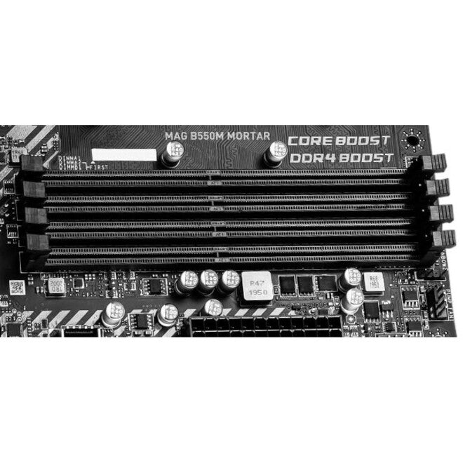 Msi Mag B550M Mortar Am4 Amd B550 Sata 6Gb/S Micro Atx Amd Motherboard