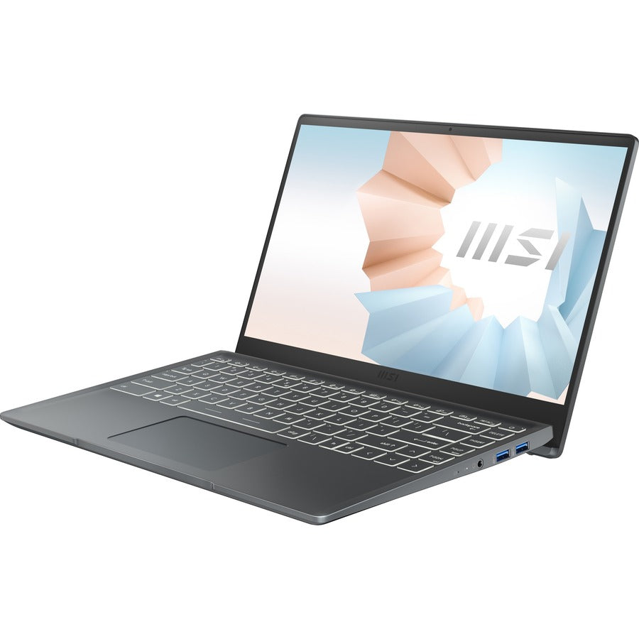Msi Modern 14 B10Mw-641 Notebook 35.6 Cm (14") Full Hd Intel® Core™ I3 4 Gb Ddr4-Sdram 128 Gb Ssd Wi-Fi 5 (802.11Ac) Windows 10 Pro Grey