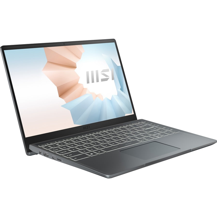 Msi Modern 14 B10Mw-641 Notebook 35.6 Cm (14") Full Hd Intel® Core™ I3 4 Gb Ddr4-Sdram 128 Gb Ssd Wi-Fi 5 (802.11Ac) Windows 10 Pro Grey