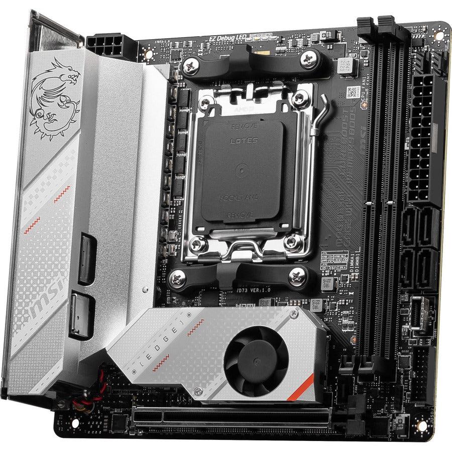 Msi Mpg B650I Edge Wifi Gaming Desktop Motherboard - Amd B650 Chipset - Socket Am5 - Mini Itx