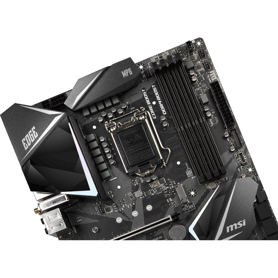 Msi Mpg Z390 Gaming Edge Ac Lga 1151 (300 Series) Intel Z390 Sata 6Gb/S Atx Intel Motherboard