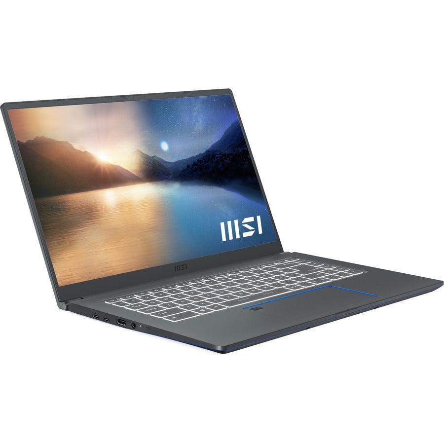 Msi Prestige 15 A11Sc-048 Notebook 39.6 Cm (15.6") Full Hd Intel® Core™ I5 16 Gb Ddr4-Sdram 512 Gb Ssd Nvidia® Geforce® Gtx 1650 Max-Q Wi-Fi 6 (802.11Ax) Windows 10 Pro Grey