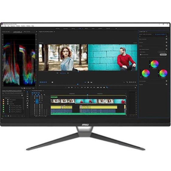 Msi Pro 22Xt 10M-015Us 21.5 Inch Intel Core I3-10100 Processor 4Gb Ddr4 1Tb 7200Rpm Windows 10 Home Multi-Touch Screen All-In-One Pc (Black)