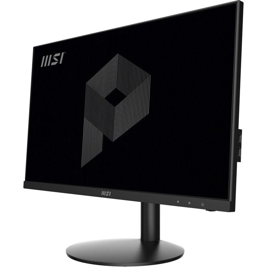 Msi Pro Ap241 11M-001Us 23.8 Inch Intel Core I5-11400 Processor 8Gb Ddr4 250Gb M.2 Nvme Sdd Windows 10 Pro Non-Touch Screen All-In-One Pc (Black)
