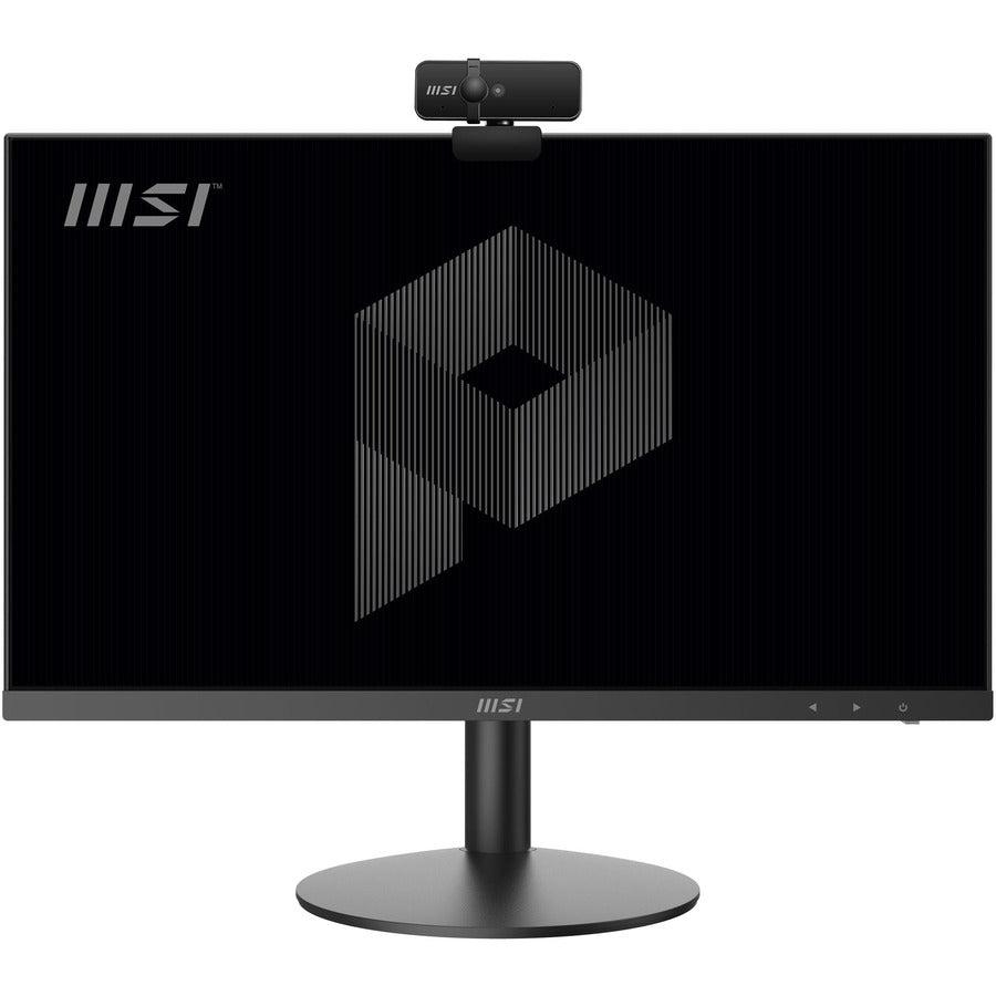 Msi Pro Ap241 11M-001Us 23.8 Inch Intel Core I5-11400 Processor 8Gb Ddr4 250Gb M.2 Nvme Sdd Windows 10 Pro Non-Touch Screen All-In-One Pc (Black)