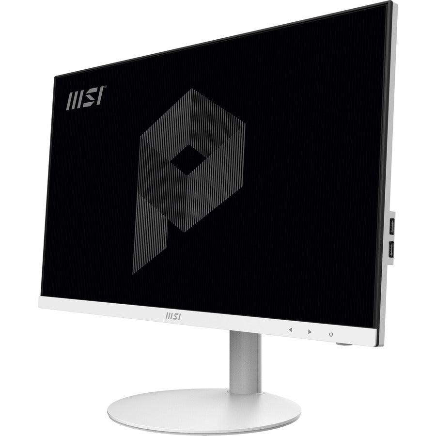 Msi Pro Ap241 11M-009Us 23.8 Inch Intel Core I3-10105 Processor 8Gb Ddr4 250Gb M.2 Nvme Ssd Windows 10 Home Non-Touch Screen All-In-One Pc (White)