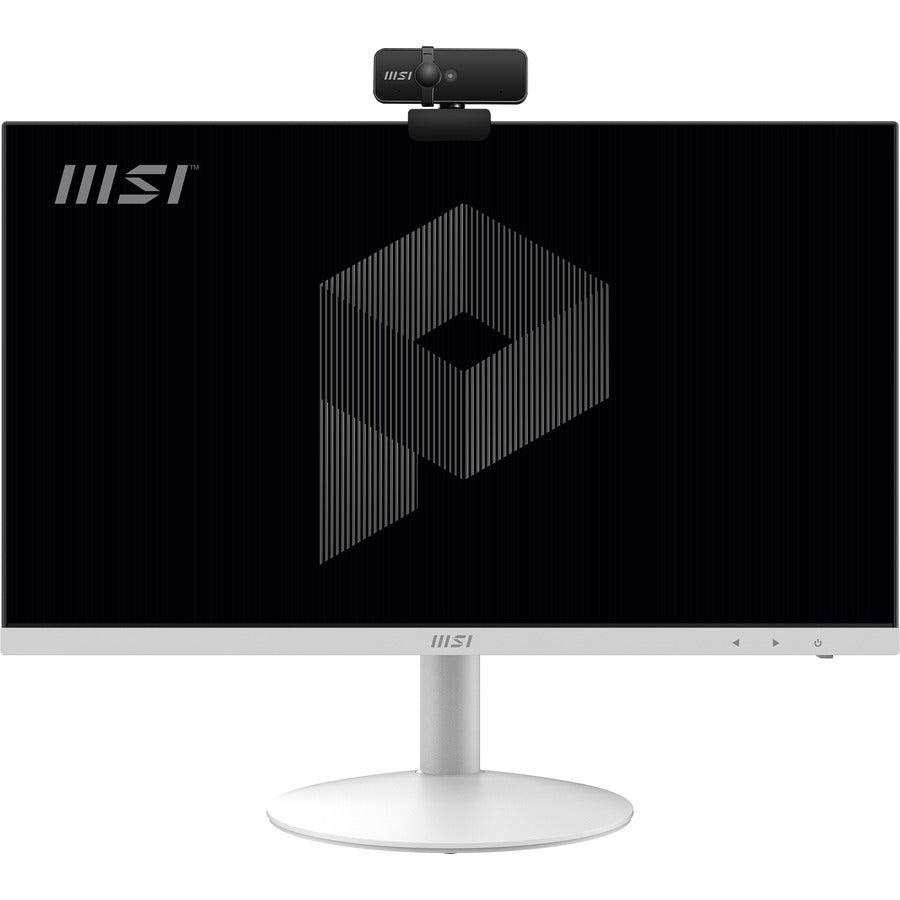 Msi Pro Ap241 11M-009Us 23.8 Inch Intel Core I3-10105 Processor 8Gb Ddr4 250Gb M.2 Nvme Ssd Windows 10 Home Non-Touch Screen All-In-One Pc (White)
