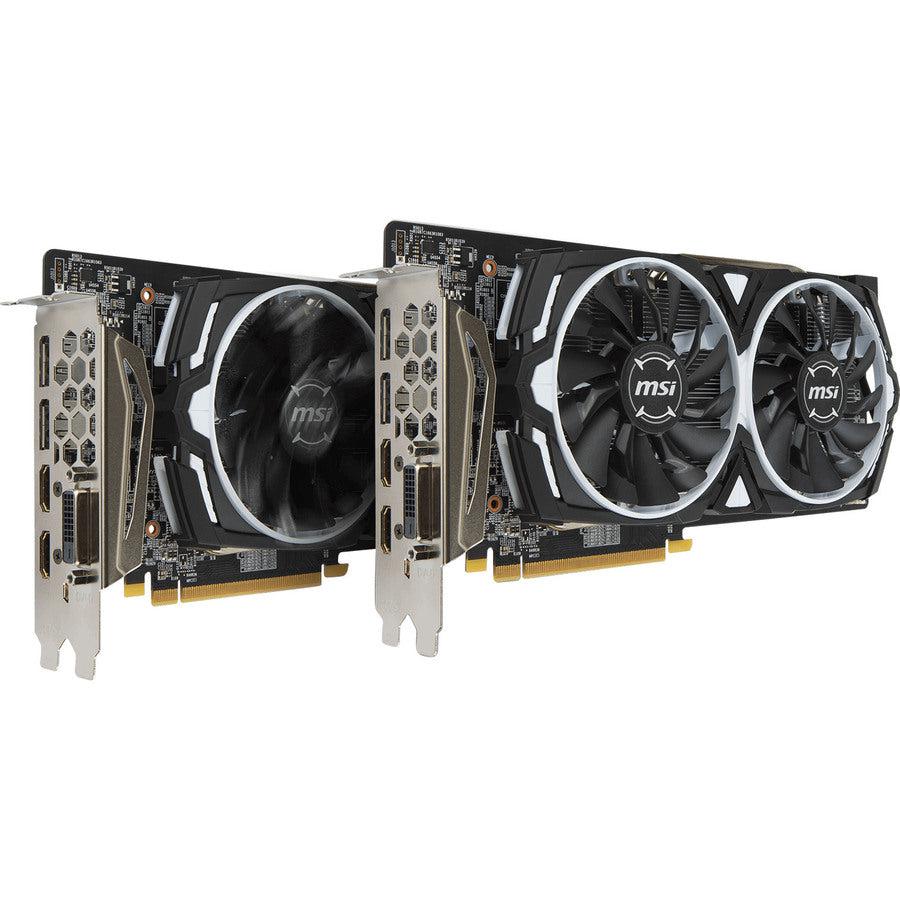 Msi Radeon Rx 580 8Gb Gddr5 Pci Express X16 Crossfirex Support Video Card Rx 580 Armor 8G Oc