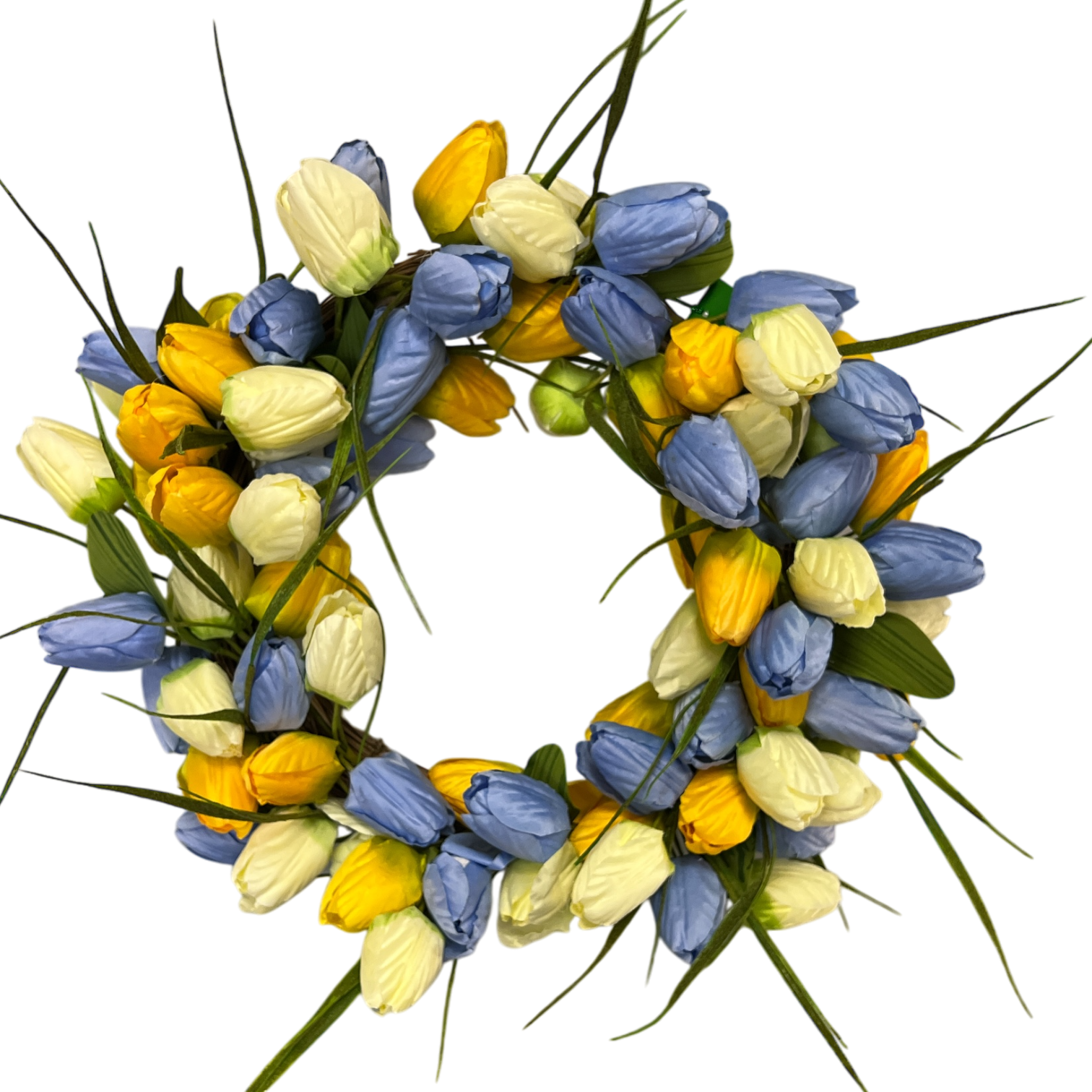 Multi Color  Tulip Wreath