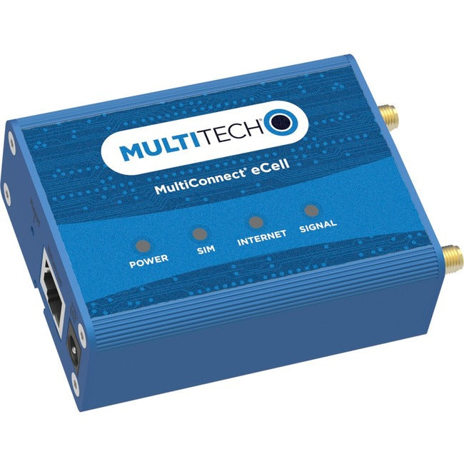MultiTech MultiConnect eCell MTE-LAT6 Cellular, Ethernet Modem/Wireless Router - TAA Compliant MTE-LAT6-B07-US