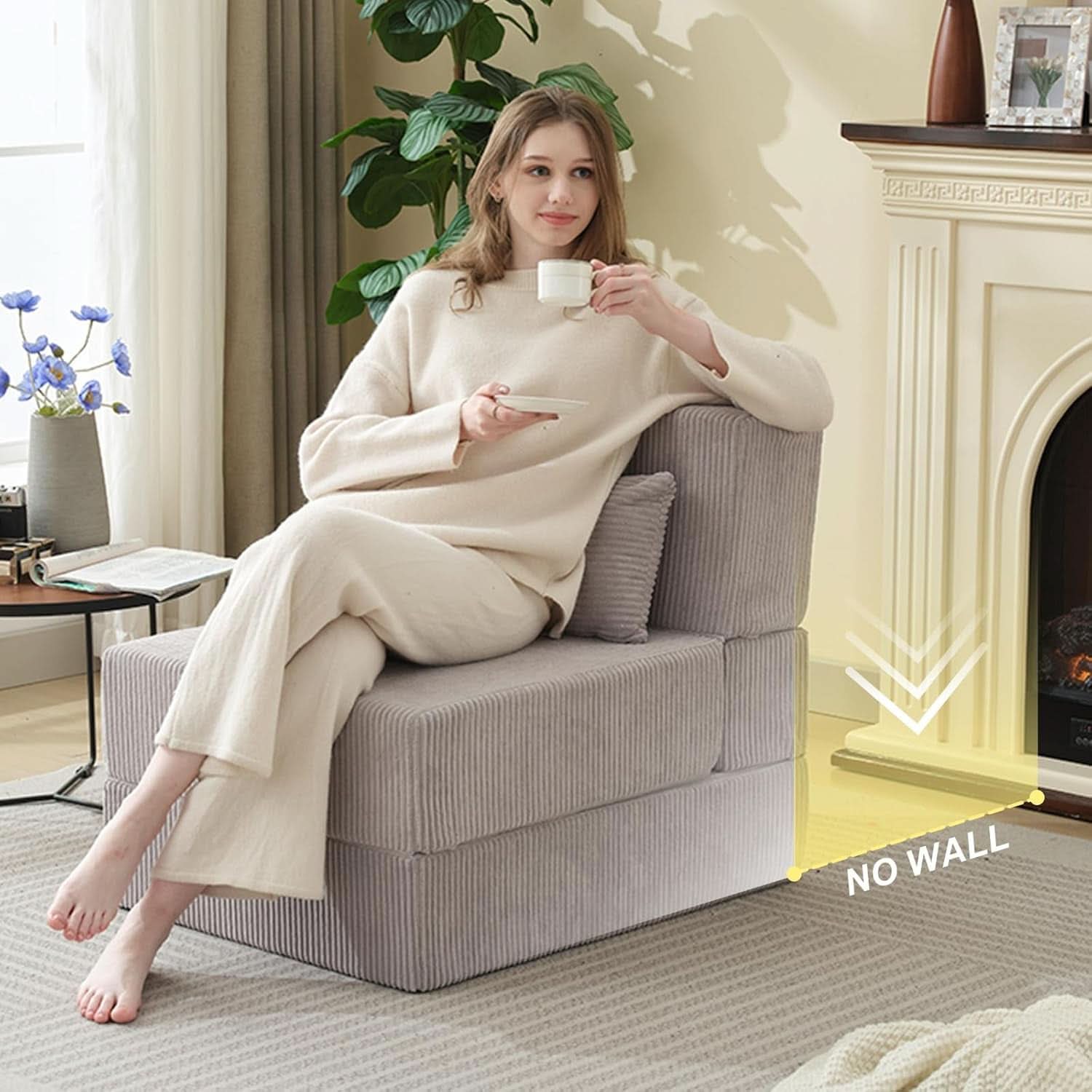 Multifunctional Folding Sofa Bed With Adjustable Backrest