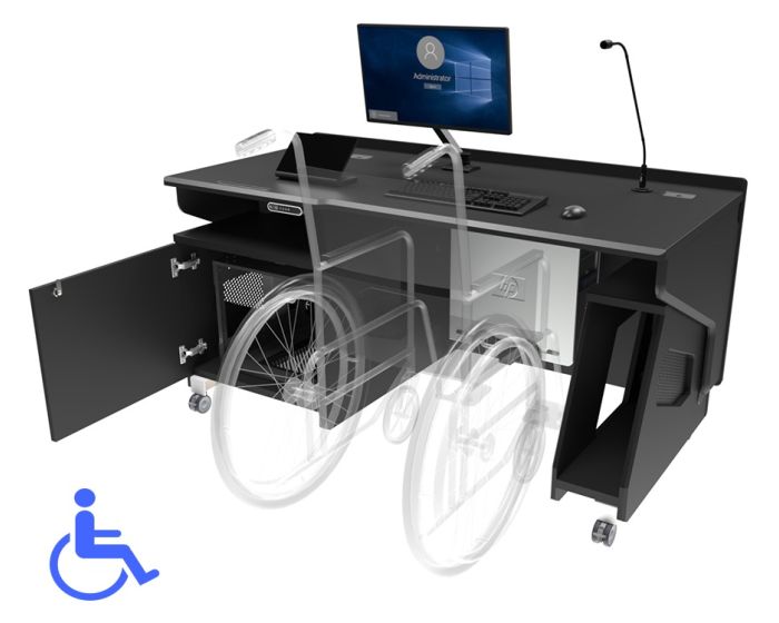 Multimedia Standing Desk (ADA Compliant) DSL38