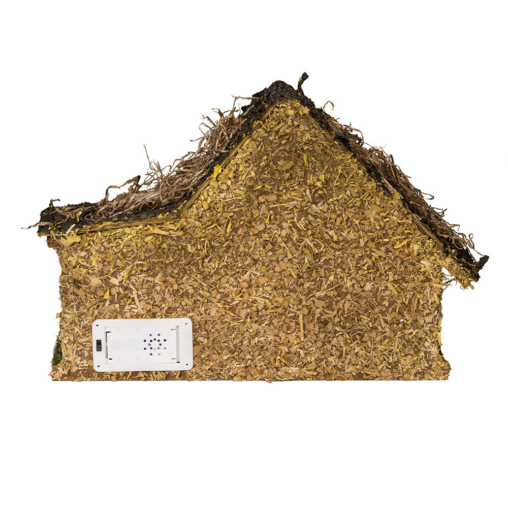 Musical Lighted Nativity Set With Stable - 11 Piece Set