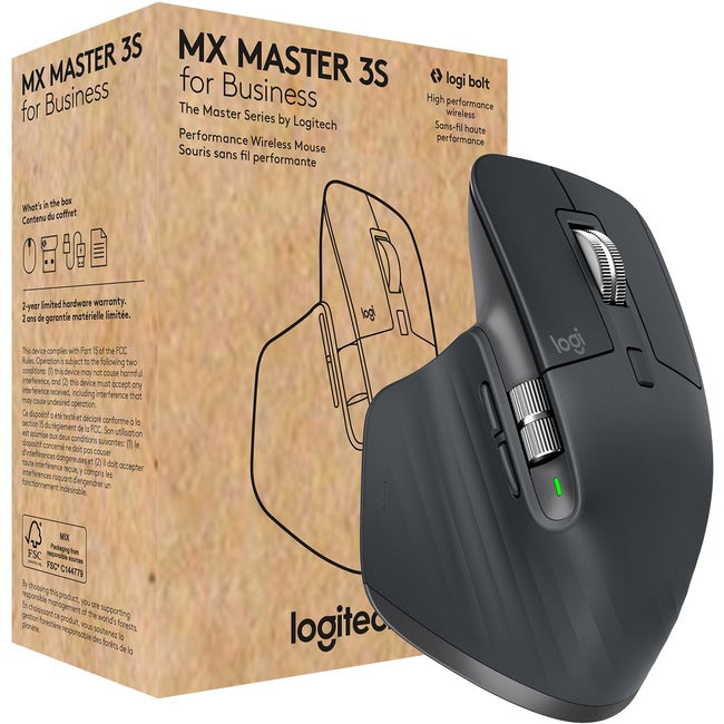 Mx Master 3S For Business (Graphite) - Brown Box
