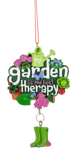 My Garden Is The Best Therapy Ornament