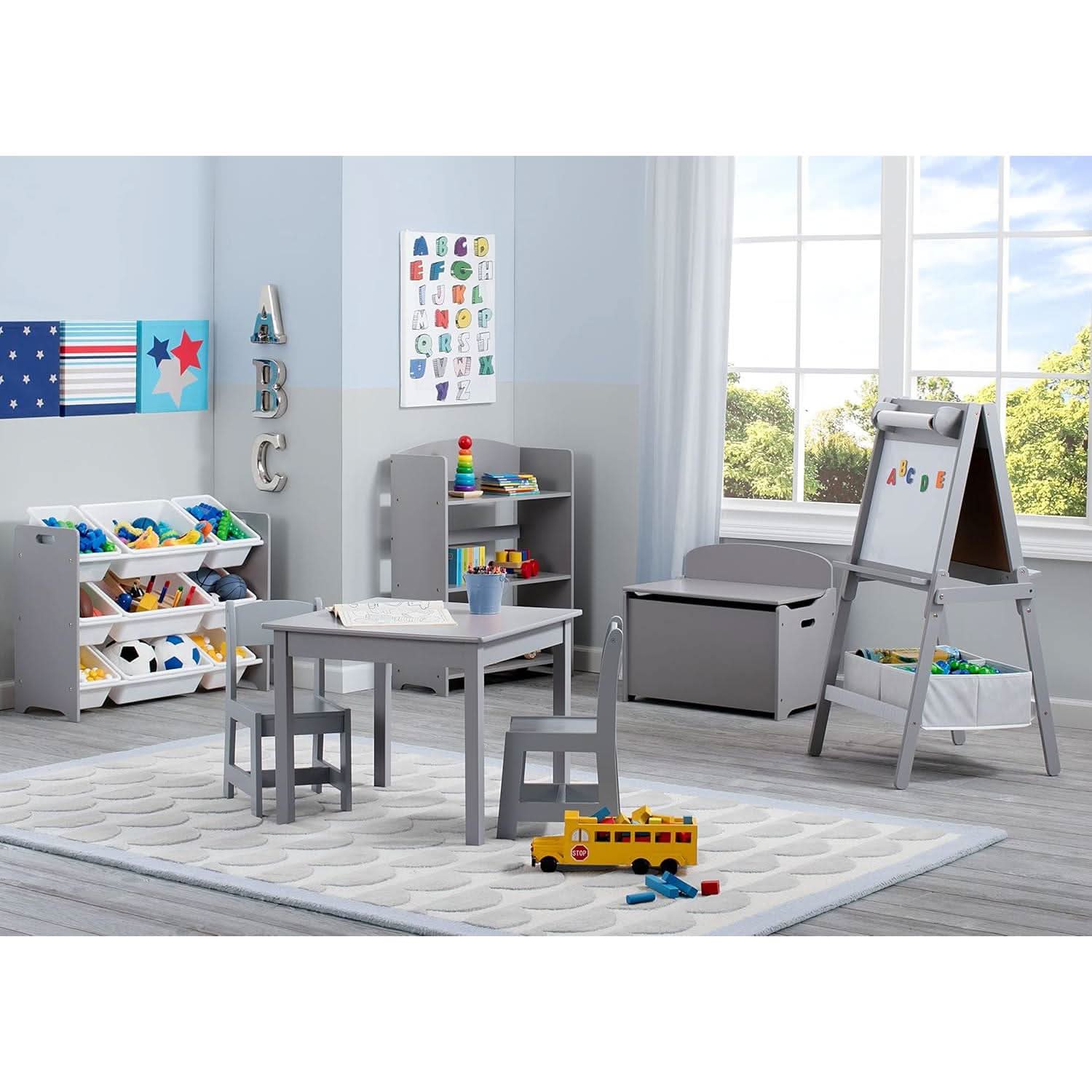 Mysize Grey Bookshelf Greenguard Gold Certified 33 Inch