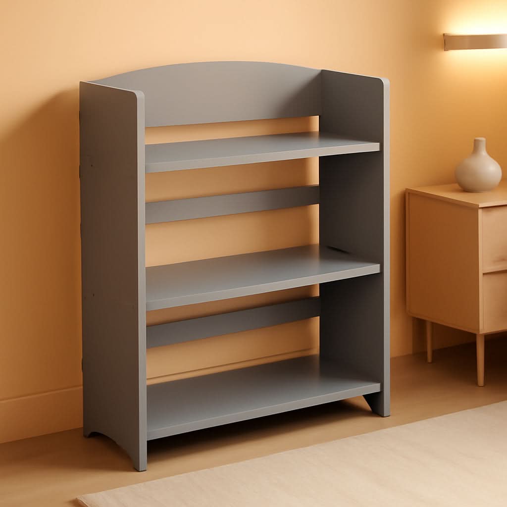 Mysize Grey Bookshelf Greenguard Gold Certified 33 Inch