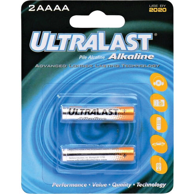 NABC UltraLast Alkaline AAAA Size General Purpose Battery ul2aaaa