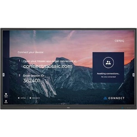 NEC Display 86 UHD Collaborative Board" CB861Q