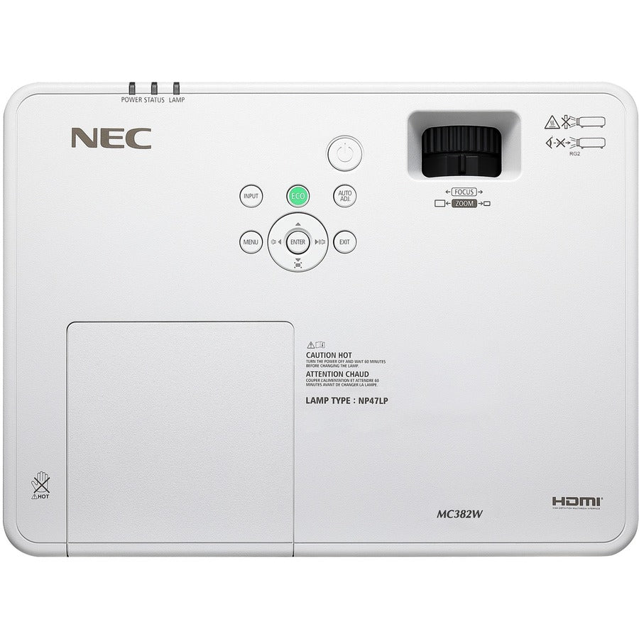 NEC Display NP-MC453X LCD Projector - 4:3 - Ceiling Mountable - White