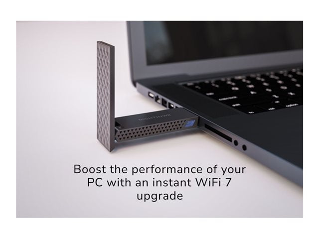 NETGEAR 1PT BE6500 USB 3.0 Adapter with Flexible Antenna for Fast Wireless Connectivity