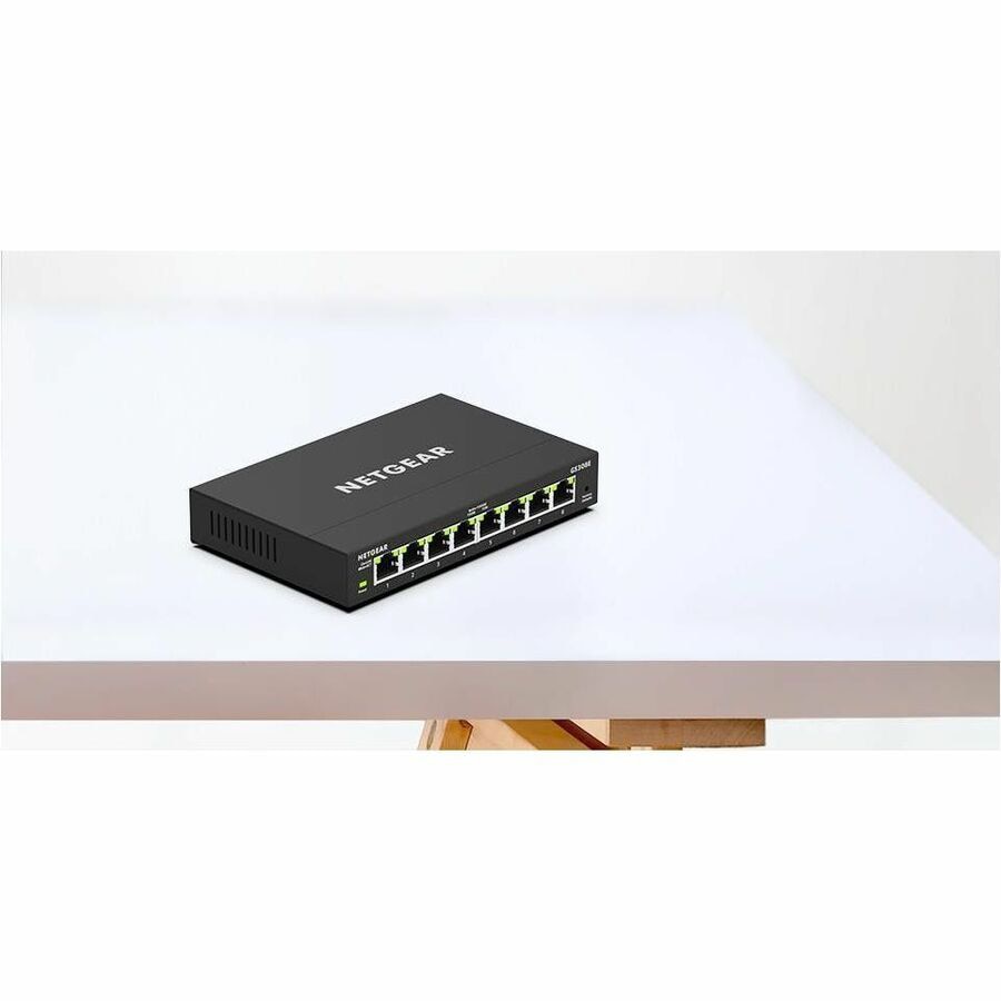NETGEAR GS308E 8-Port Gigabit Plus Switch with VLAN & QoS for Small Office