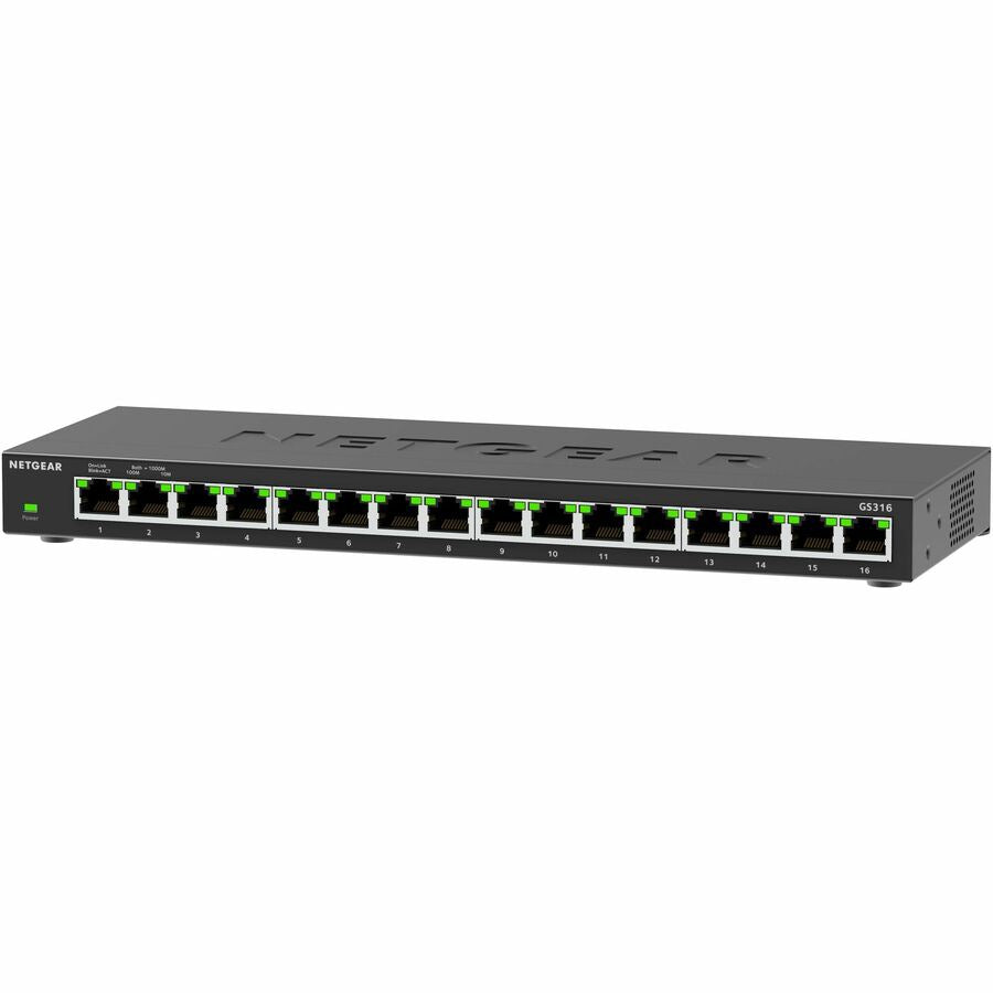 NETGEAR GS316 16-Port 1Gbps Wired Switch for Small Business
