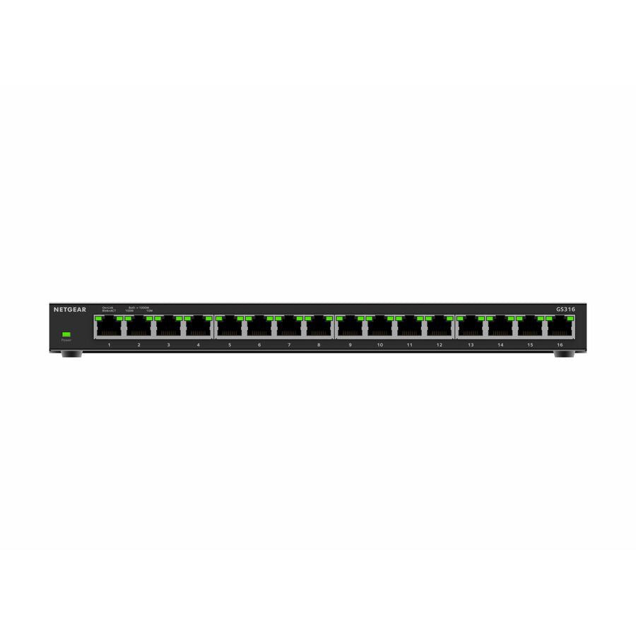 NETGEAR GS316 16-Port 1Gbps Wired Switch for Small Business