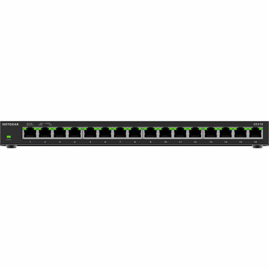 NETGEAR GS316 16-Port 1Gbps Wired Switch for Small Business