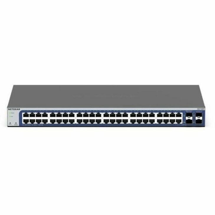 NETGEAR GS748T-600NAS 48-Port 1Gbps Rackmount Switch for Pro Networks