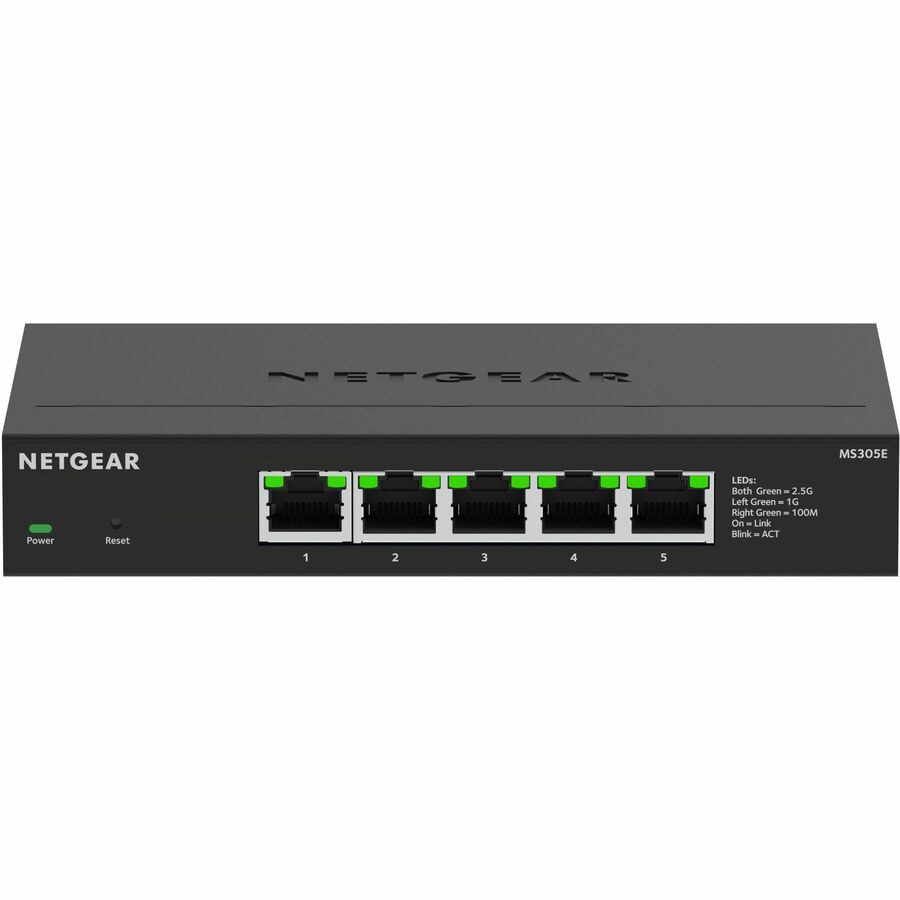 NETGEAR MS305E 5-Port 2.5Gbps Wired Switch for SMBs - Metal Durable