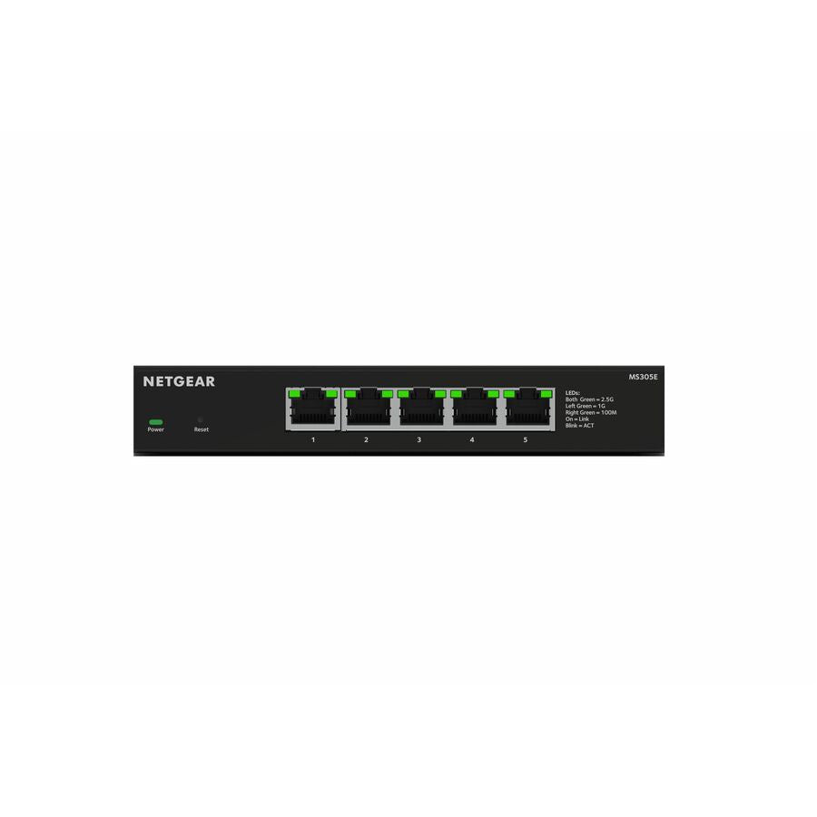 NETGEAR MS305E 5-Port 2.5Gbps Wired Switch for SMBs - Metal Durable
