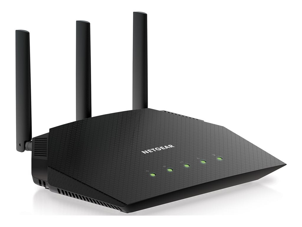 NETGEAR Nighthawk RAX36S - Wireless router - up to 2,000 sq.ft 4-port switch - 1GbE - Wi-Fi 6 - Dual Band RAX36S-100PAS