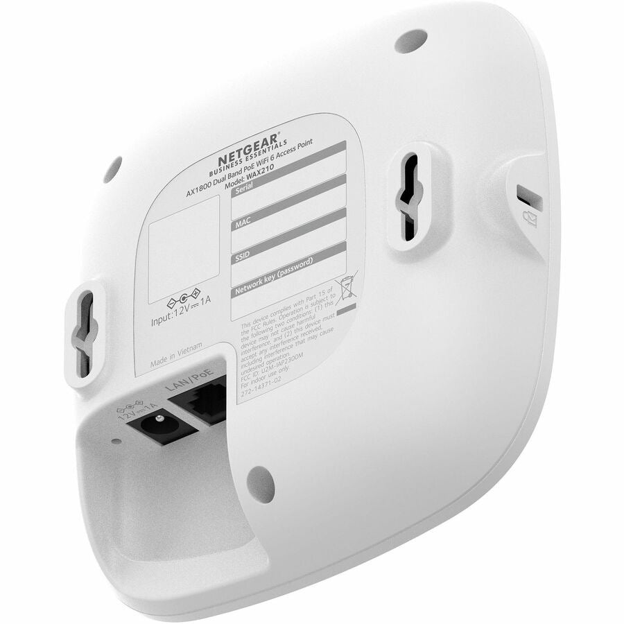 NETGEAR WAX210 AX1800 WiFi 6 Dual-Band Access Point for Business