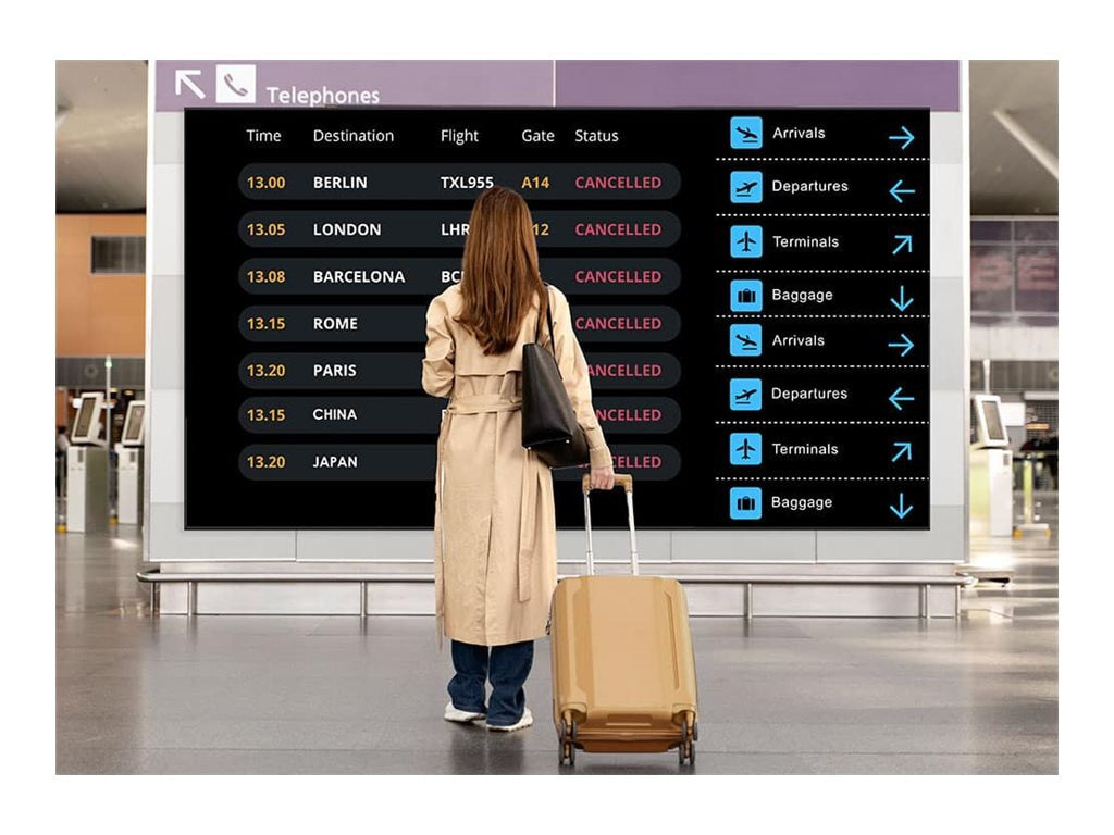 NEWLINE DV-18924-PLUS 189" Full HD LED Display for Corporate Use