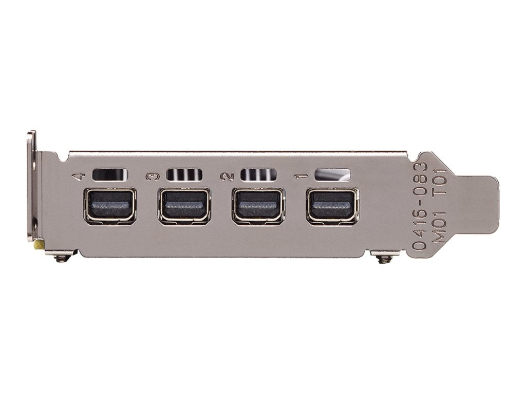 NVIDIA Quadro P600 - Graphics card - Quadro P600 - 2 GB GDDR5 - PCIe 3.0 x16 low profile - 4 x Mini DisplayPort - retail