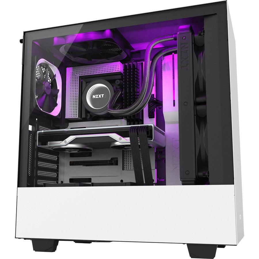NZXT Compact Mid-Tower with Lighting and Fan Control