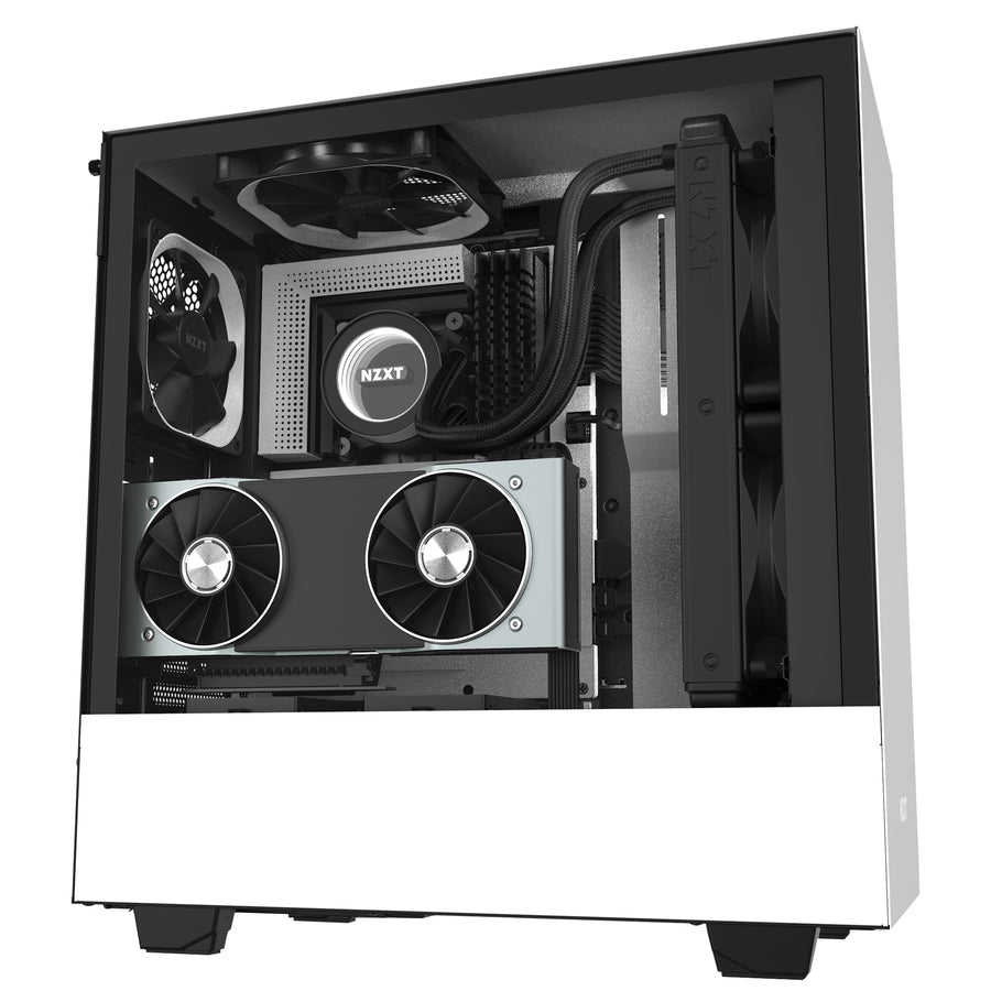 NZXT Compact Mid-Tower with Lighting and Fan Control